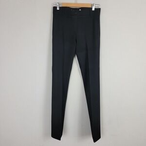 Betabrand Pants Rayon Blend Stretch Dress Yoga Womens M Black‎ Slim Fit READ!